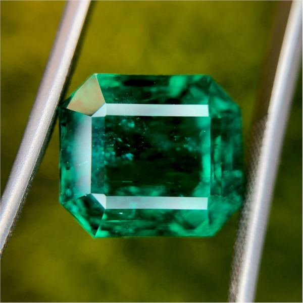 9.34ct Emerald Cut Emerald Becky Beauchine Kulka Diamonds and Fine Jewelry Okemos, MI