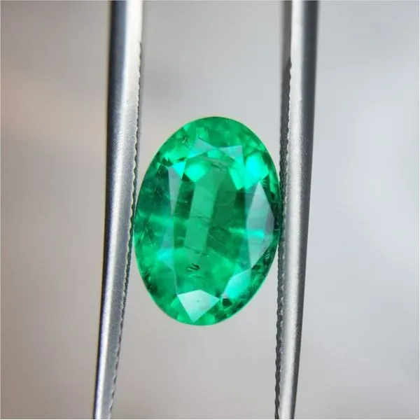 2.40ct Oval Cut Emerald Becky Beauchine Kulka Diamonds and Fine Jewelry Okemos, MI