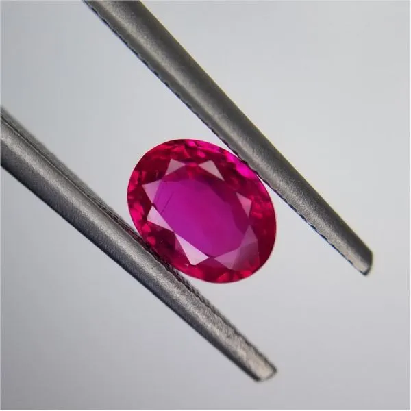 1.01ct Oval Cut Ruby Becky Beauchine Kulka Diamonds and Fine Jewelry Okemos, MI