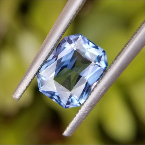 2.14ct  Radiant Cut Blue Spinel Becky Beauchine Kulka Diamonds and Fine Jewelry Okemos, MI