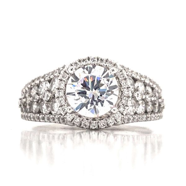 Halo Engagement Ring Becky Beauchine Kulka Diamonds and Fine Jewelry Okemos, MI
