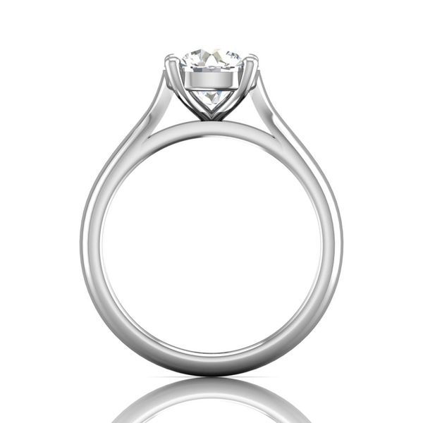 14k White Gold Solitaire Engagement Ring by Martin Flyer Image 2 Becky Beauchine Kulka Diamonds and Fine Jewelry Okemos, MI