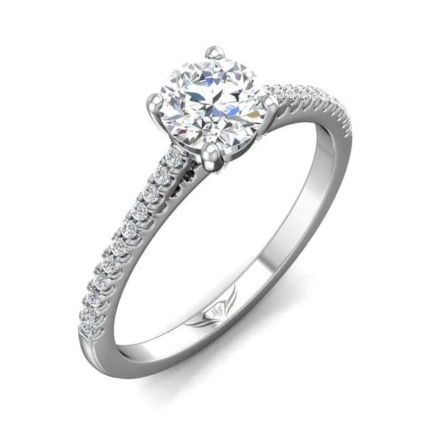 14k White Gold Micropave .17cttw Diamond Accented by Martin Flyer Image 2 Becky Beauchine Kulka Diamonds and Fine Jewelry Okemos, MI