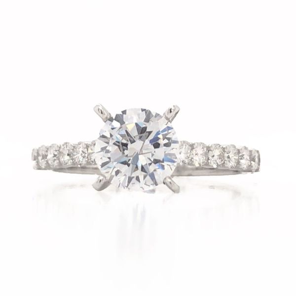 14k White Gold .39cttw Diamond Accented Becky Beauchine Kulka Diamonds and Fine Jewelry Okemos, MI