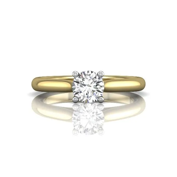 14k Yellow Gold Solitiare Engagement Ring by Martin Flyer Becky Beauchine Kulka Diamonds and Fine Jewelry Okemos, MI