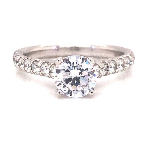 18kt White Gold Engagement Ring Becky Beauchine Kulka Diamonds and Fine Jewelry Okemos, MI