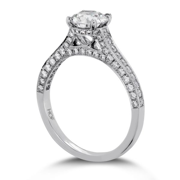 Hearts on Fire Illustrious Diamond Intensive Engagement Ring Image 3 Becky Beauchine Kulka Diamonds and Fine Jewelry Okemos, MI