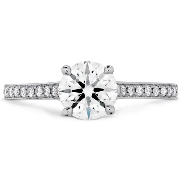 Hearts on Fire Illustrious Diamond Intensive Engagement Ring Becky Beauchine Kulka Diamonds and Fine Jewelry Okemos, MI