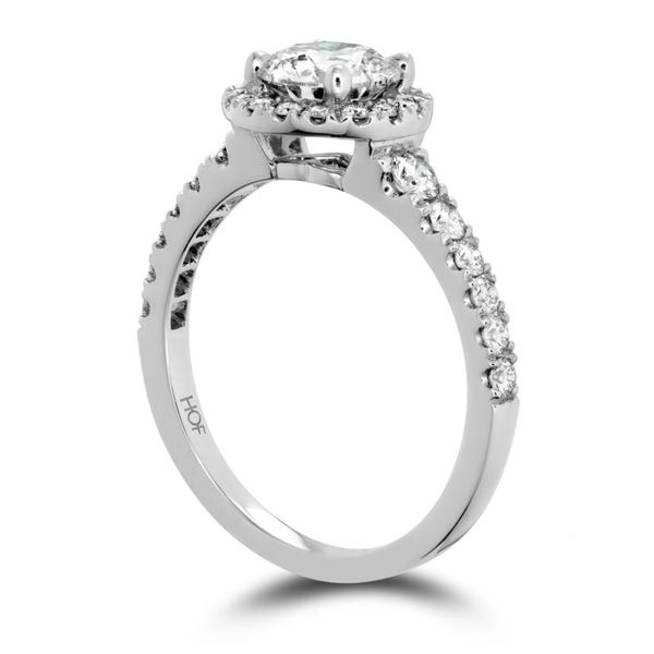Hearts on Fire Transcend Single Halo Engagement Ring Image 2 Becky Beauchine Kulka Diamonds and Fine Jewelry Okemos, MI