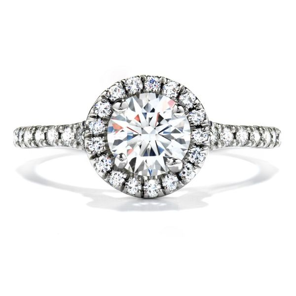 Hearts on Fire Transcend Single Halo Engagement Ring Becky Beauchine Kulka Diamonds and Fine Jewelry Okemos, MI