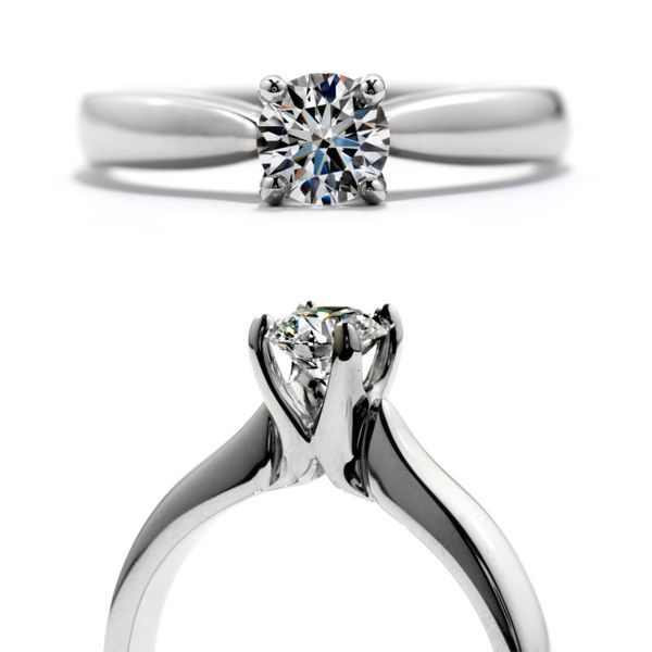 Hearts on Fire Serenity Solitaire Engagement Ring Image 2 Becky Beauchine Kulka Diamonds and Fine Jewelry Okemos, MI