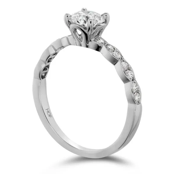 Hearts on Fire Lorelei Floral Engagement Ring Image 2 Becky Beauchine Kulka Diamonds and Fine Jewelry Okemos, MI