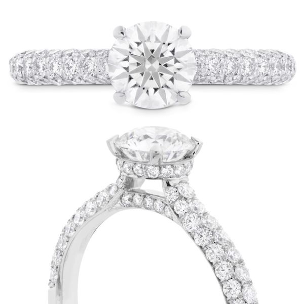 Hearts on Fire Euphoria Engagement Ring Image 3 Becky Beauchine Kulka Diamonds and Fine Jewelry Okemos, MI
