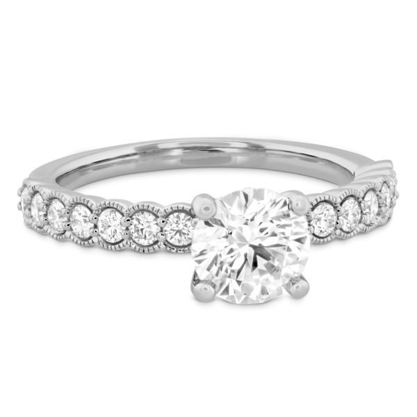 Hearts on Fire Isabelle Milgrain engagement ring Image 2 Becky Beauchine Kulka Diamonds and Fine Jewelry Okemos, MI