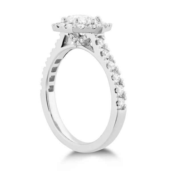 Hearts on Fire Hexagonal engagement ring Image 2 Becky Beauchine Kulka Diamonds and Fine Jewelry Okemos, MI