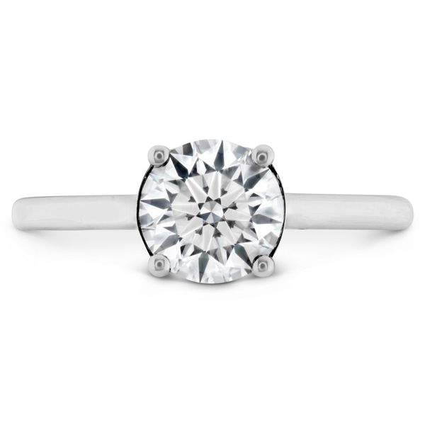 Hearts on Fire Sloane Silhouette Solitaire Engagement Ring Becky Beauchine Kulka Diamonds and Fine Jewelry Okemos, MI