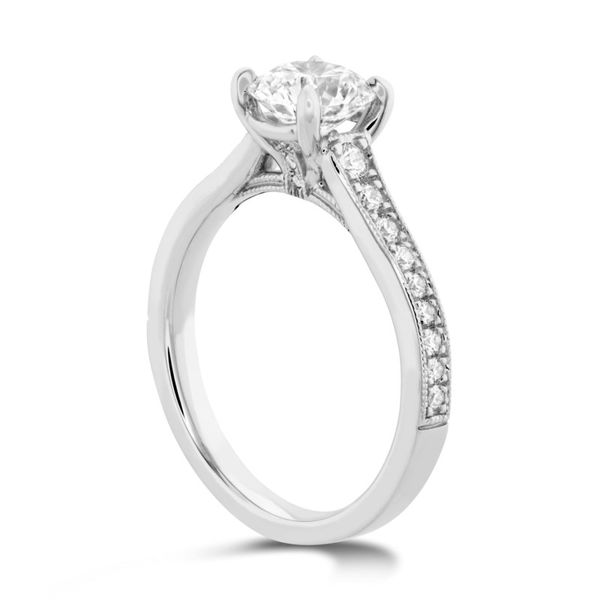 Hearts on Fire Liliana Milgrain Engagement Ring Image 2 Becky Beauchine Kulka Diamonds and Fine Jewelry Okemos, MI