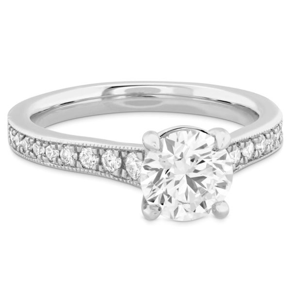 Hearts on Fire Liliana Milgrain Engagement Ring Becky Beauchine Kulka Diamonds and Fine Jewelry Okemos, MI