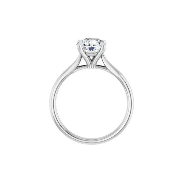 14kt White Gold Solitaire Engagement Ring