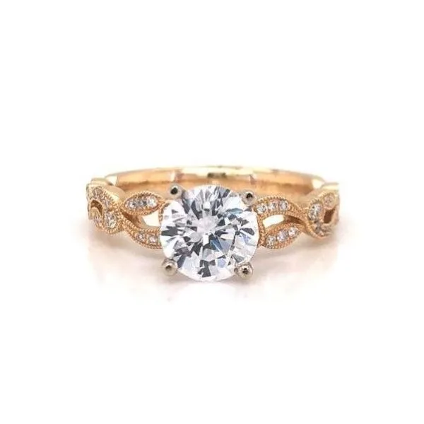 14k Two Tone .17cttw Diamond Accented Becky Beauchine Kulka Diamonds and Fine Jewelry Okemos, MI