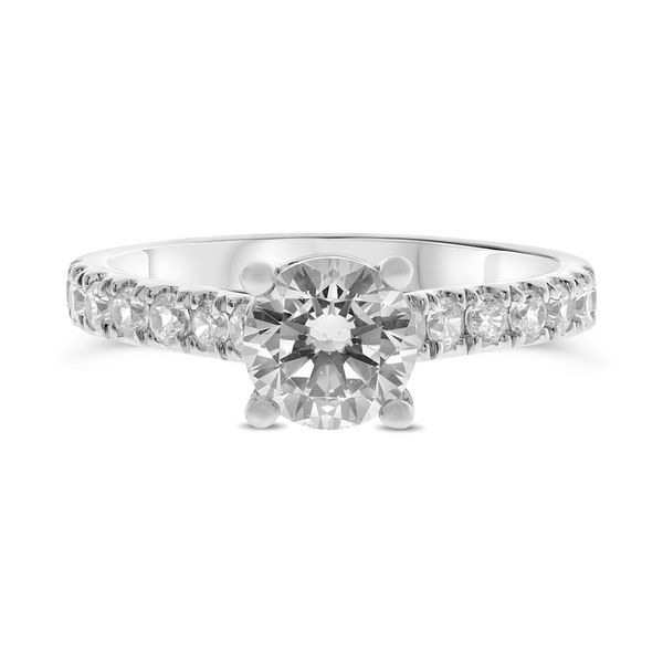 14k White Gold Diamond Engagement Ring Becky Beauchine Kulka Diamonds and Fine Jewelry Okemos, MI