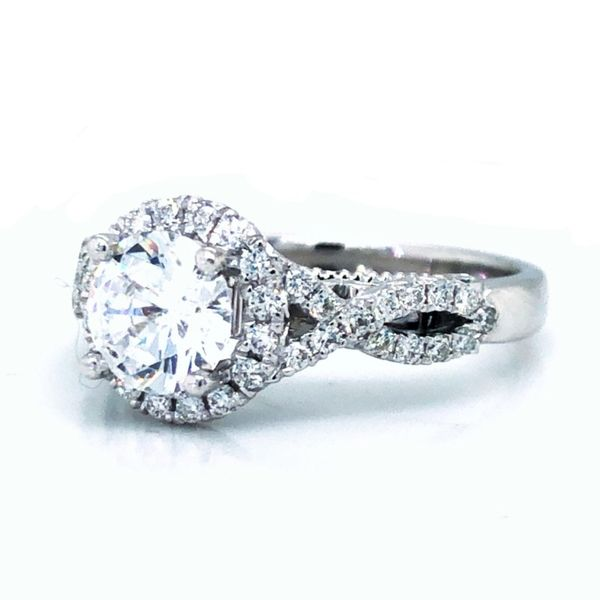 14k White Gold Twist .42cttw Diamond Accented Image 2 Becky Beauchine Kulka Diamonds and Fine Jewelry Okemos, MI