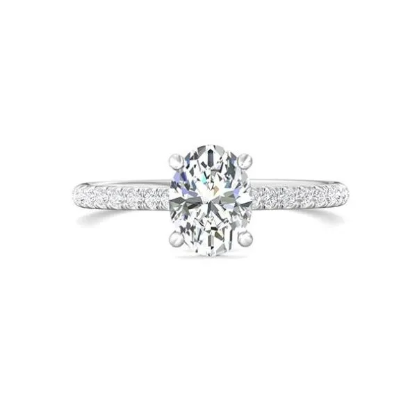 14k White Gold .27cttw Diamond Accented by Martin Flyer similar item image