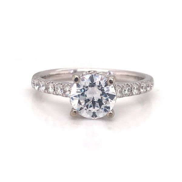 14k White Gold Hidden Halo .36cttw Diamond Accented Becky Beauchine Kulka Diamonds and Fine Jewelry Okemos, MI