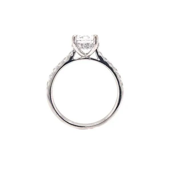 14k White Gold Hidden Halo .19cttw Diamond Accented Image 2 Becky Beauchine Kulka Diamonds and Fine Jewelry Okemos, MI