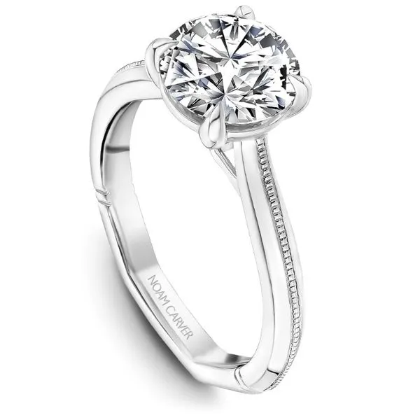 Noam Carver Solitaire Engagement Ring Image 3 Becky Beauchine Kulka Diamonds and Fine Jewelry Okemos, MI
