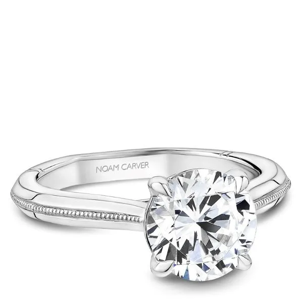 Noam Carver Solitaire Engagement Ring Becky Beauchine Kulka Diamonds and Fine Jewelry Okemos, MI