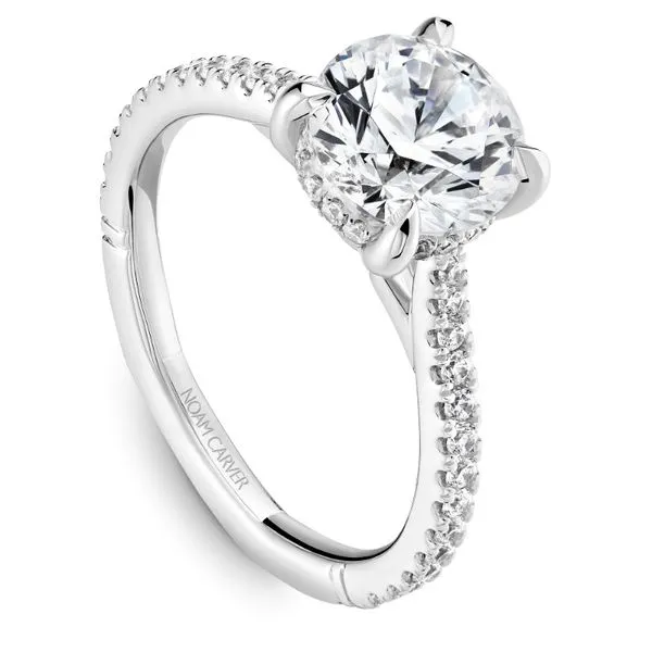 Noam Carver Hidden Halo Engagement Ring Image 3 Becky Beauchine Kulka Diamonds and Fine Jewelry Okemos, MI