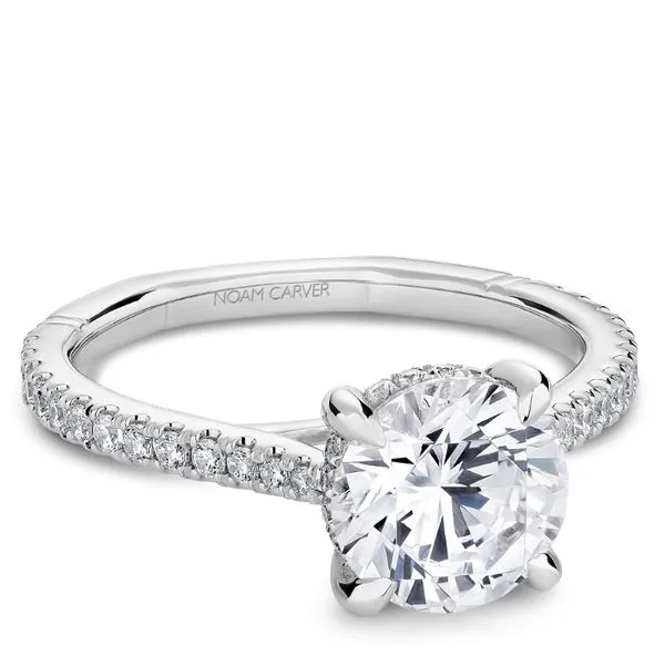 Noam Carver Hidden Halo Engagement Ring Becky Beauchine Kulka Diamonds and Fine Jewelry Okemos, MI