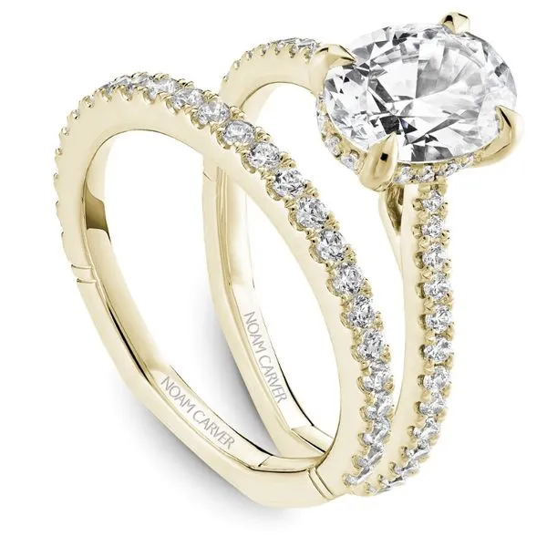 Noam Carver Oval Hidden Halo Engagement Ring Image 4 Becky Beauchine Kulka Diamonds and Fine Jewelry Okemos, MI