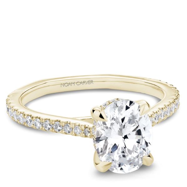 2.00ct Oval Hidden Halo Diamond Accented Becky Beauchine Kulka Diamonds and Fine Jewelry Okemos, MI