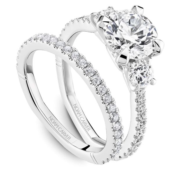 Noam Carver 3-Stone Engagement Ring Image 4 Becky Beauchine Kulka Diamonds and Fine Jewelry Okemos, MI
