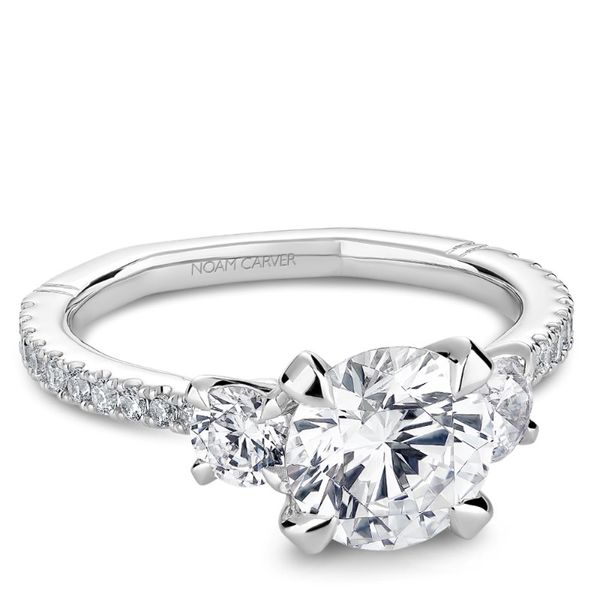 Noam Carver 3-Stone Engagement Ring Becky Beauchine Kulka Diamonds and Fine Jewelry Okemos, MI