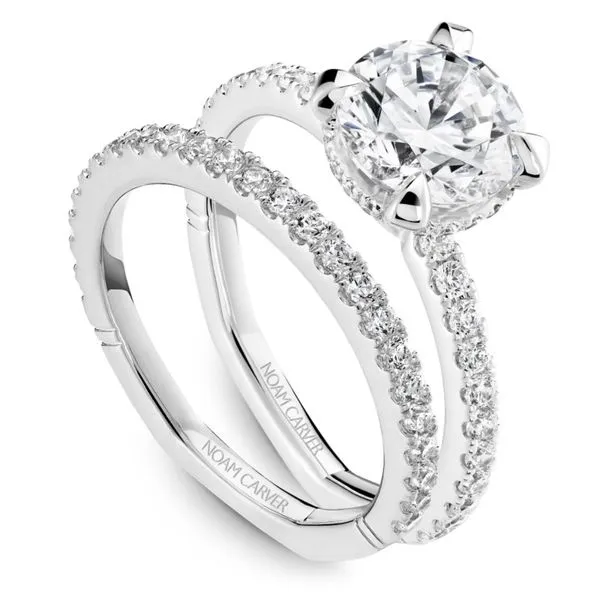 Noam Carver Hidden Halo Engagement Ring Image 4 Becky Beauchine Kulka Diamonds and Fine Jewelry Okemos, MI