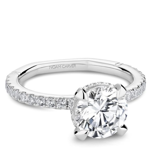 Noam Carver Hidden Halo Engagement Ring Becky Beauchine Kulka Diamonds and Fine Jewelry Okemos, MI