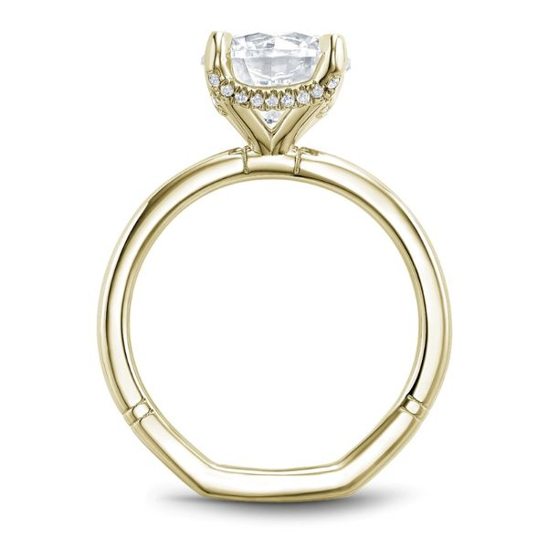 Noam Carver Solitaire Hidden Halo Engagement Ring Image 2 Becky Beauchine Kulka Diamonds and Fine Jewelry Okemos, MI