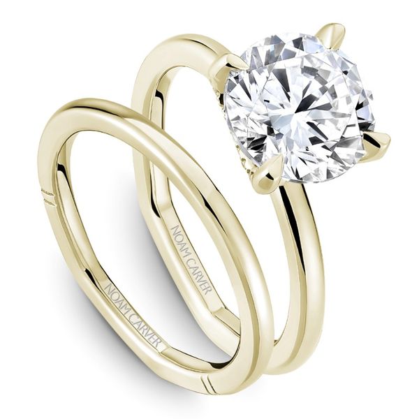 Noam Carver Solitaire Hidden Halo Engagement Ring Image 4 Becky Beauchine Kulka Diamonds and Fine Jewelry Okemos, MI