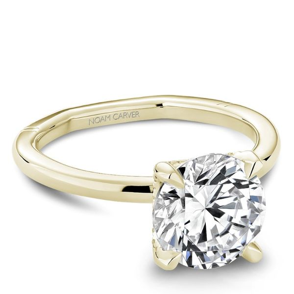 Noam Carver Solitaire Hidden Halo Engagement Ring Becky Beauchine Kulka Diamonds and Fine Jewelry Okemos, MI