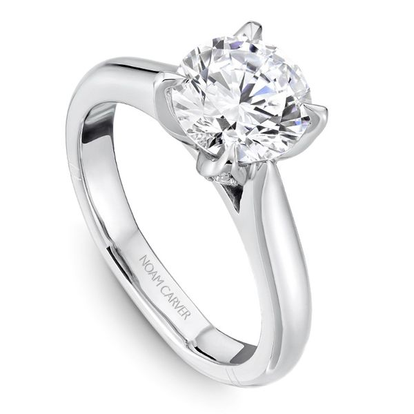 Noam Carver Tulip Head Solitaire Engagement Ring Image 3 Becky Beauchine Kulka Diamonds and Fine Jewelry Okemos, MI