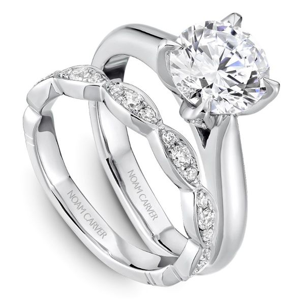Noam Carver Tulip Head Solitaire Engagement Ring Image 4 Becky Beauchine Kulka Diamonds and Fine Jewelry Okemos, MI