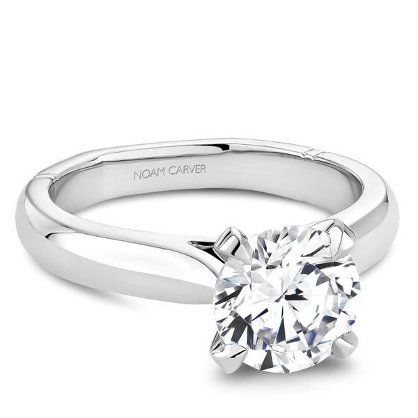 Noam Carver Solitaire Engagement Ring Becky Beauchine Kulka Diamonds and Fine Jewelry Okemos, MI