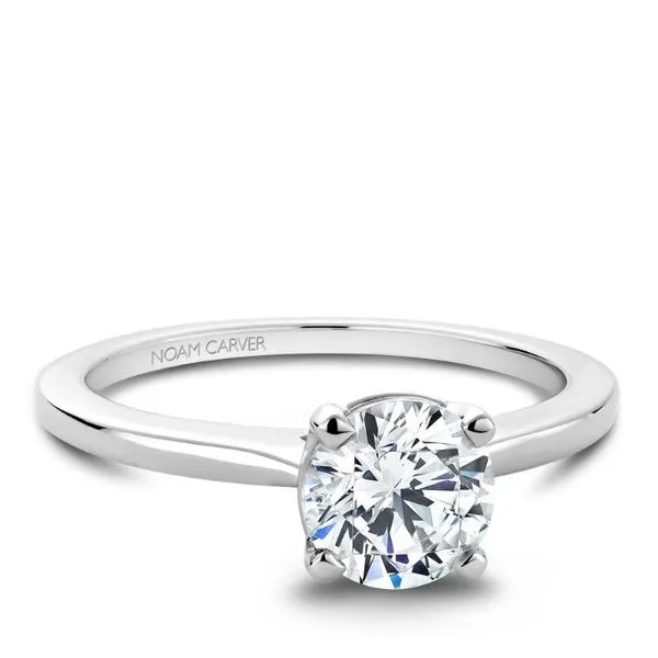 Noam Carver Solitaire Engagement Ring Becky Beauchine Kulka Diamonds and Fine Jewelry Okemos, MI