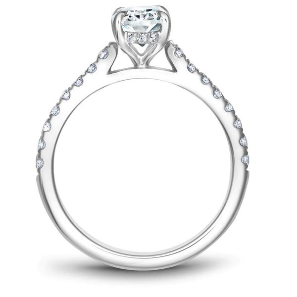 Noam Carver Oval Hidden Halo Engagement Ring Image 3 Becky Beauchine Kulka Diamonds and Fine Jewelry Okemos, MI