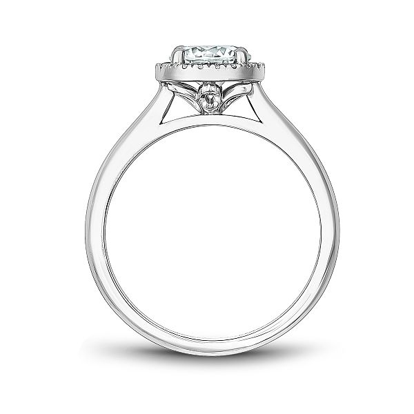 Noam Carver Halo Solitaire Engagemnet Ring Image 3 Becky Beauchine Kulka Diamonds and Fine Jewelry Okemos, MI