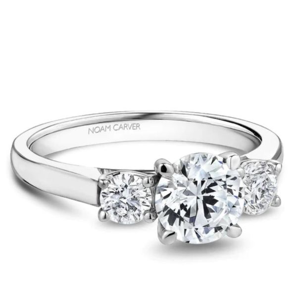 3-Stone Engagement Ring Becky Beauchine Kulka Diamonds and Fine Jewelry Okemos, MI