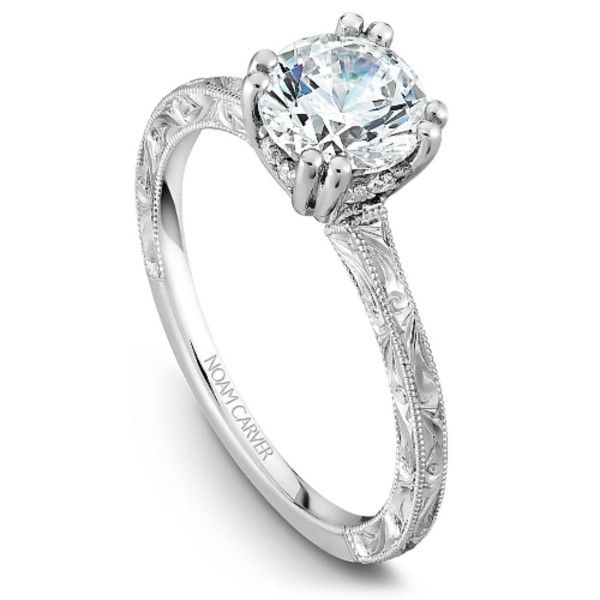 Noam Carver Split Prong Engagment Ring Image 2 Becky Beauchine Kulka Diamonds and Fine Jewelry Okemos, MI